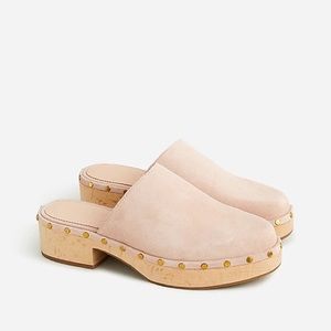 Suede Dakota Clogs in Blush